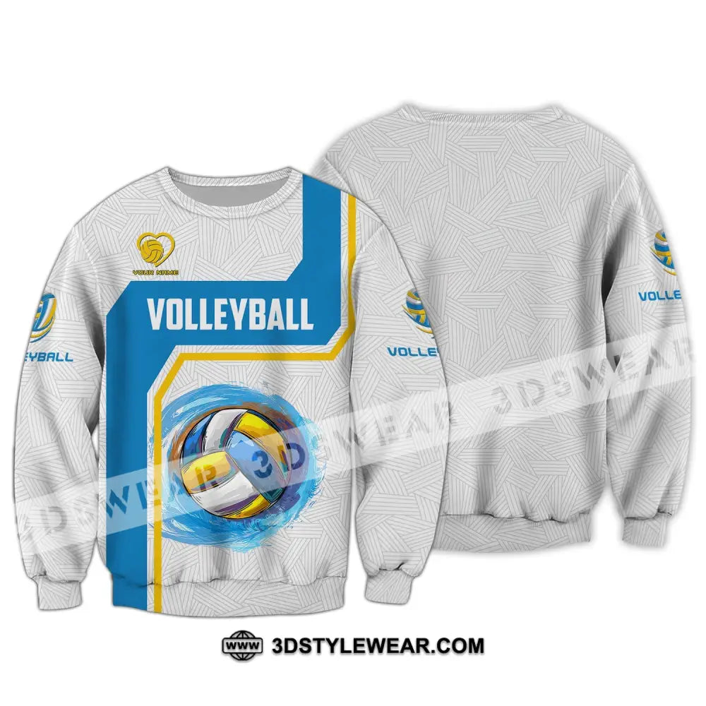 Unisex Shirt Custom Volleyball T-Shirt For Team Gift Players Long Sleeve / S