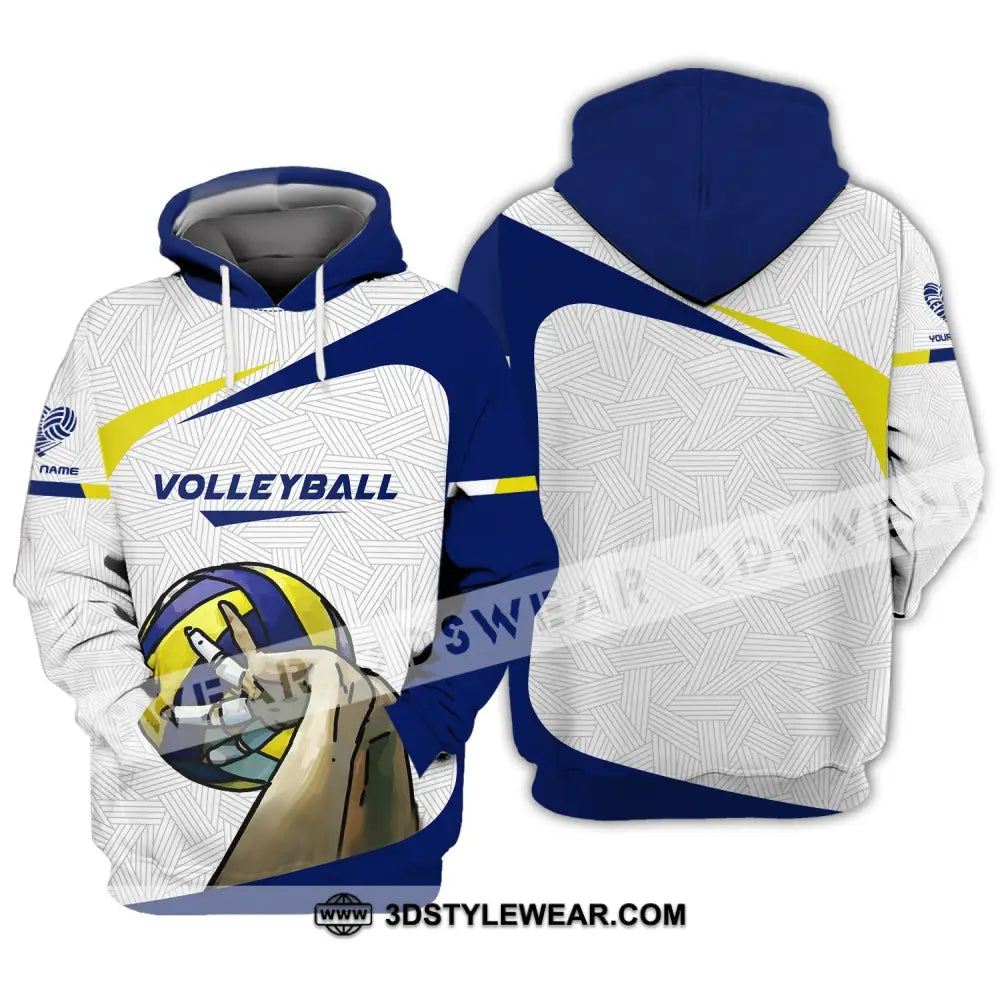 Unisex Shirt Custom Volleyball Team T-Shirt For Club Gift Players Hoodie / S