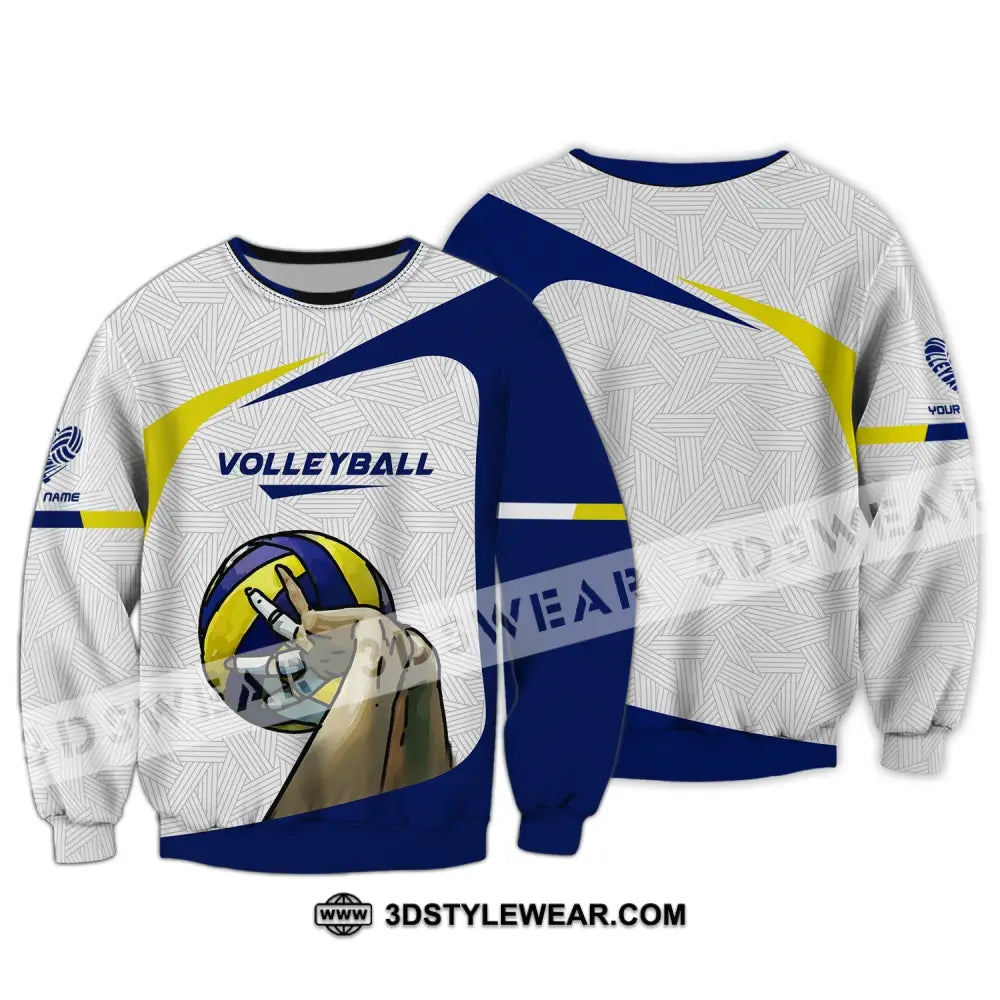 Unisex Shirt Custom Volleyball Team T-Shirt For Club Gift Players Long Sleeve / S