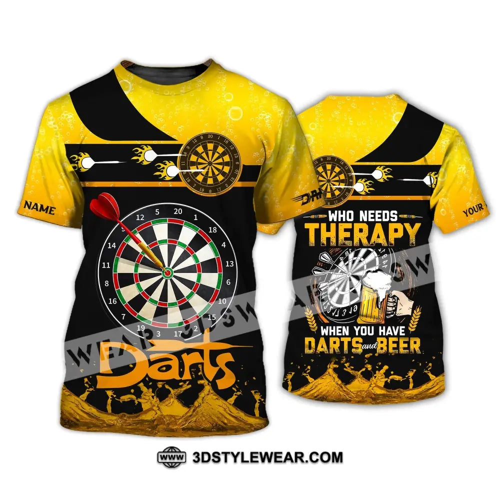 Unisex Shirt Darts Beer Custom Polo Hoodie Team T-Shirt Gift For Players / S