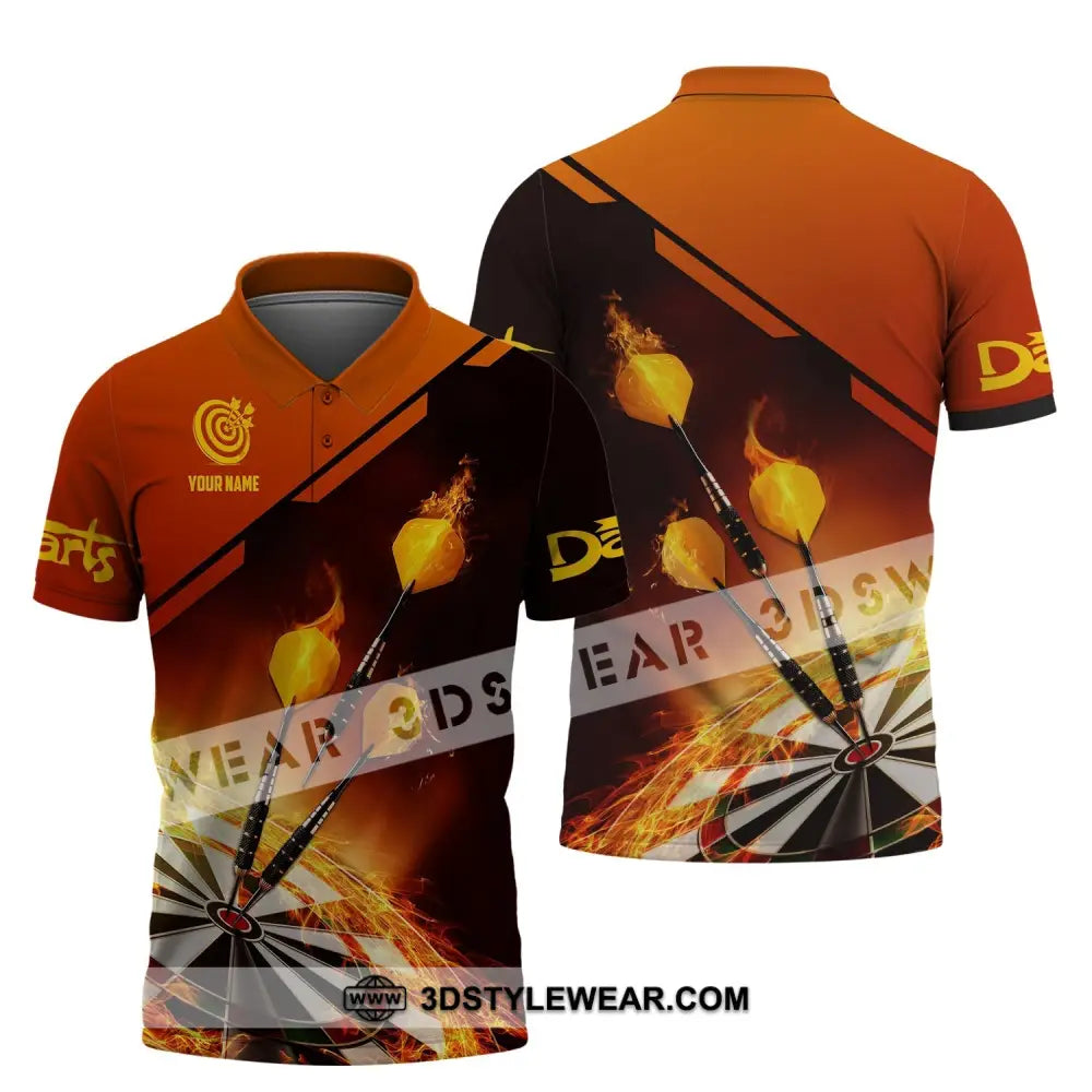 Unisex Shirt Darts T-Shirt Gift For Lover Gamer Polo / S