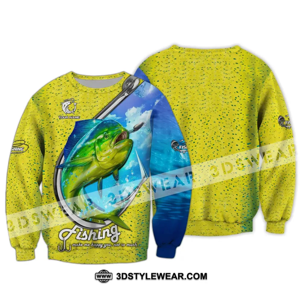 Unisex Shirt Mahi Fishing Hoodie Gift Long Sleeve / S T-Shirt