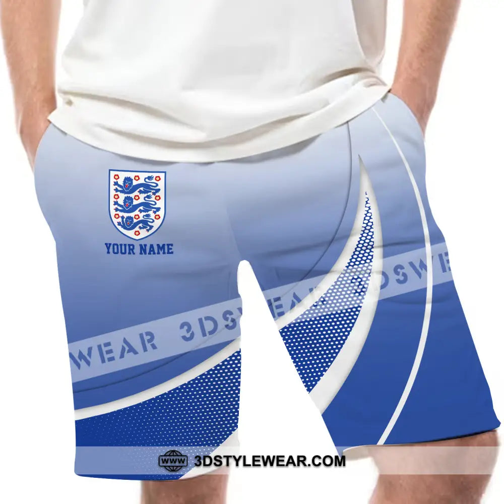 Unisex Short Pants - Custom Name And Number England Euro 2024