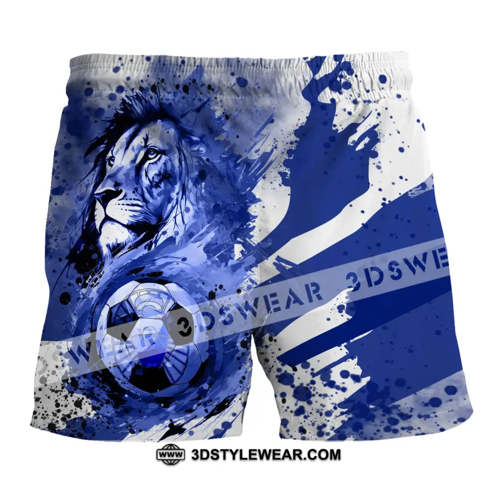 Unisex Short Pants - Custom Name And Number England National Team Lion Ball