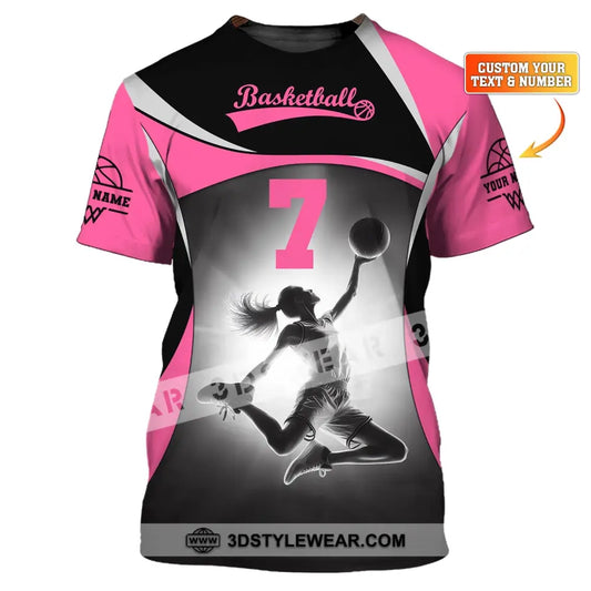 Woman Shirt Custom Name And Number Volleyball T-Shirt For Team Gift Players